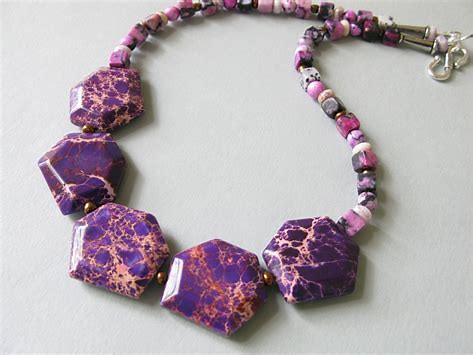All About Purple Gemstone Necklace