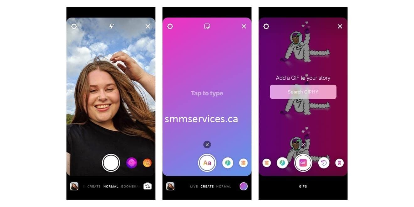 Using GIFs in Instagram Stories