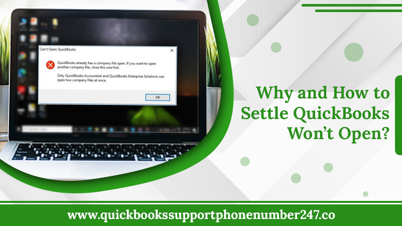 Why and How to Settle QuickBooks Wont Open?