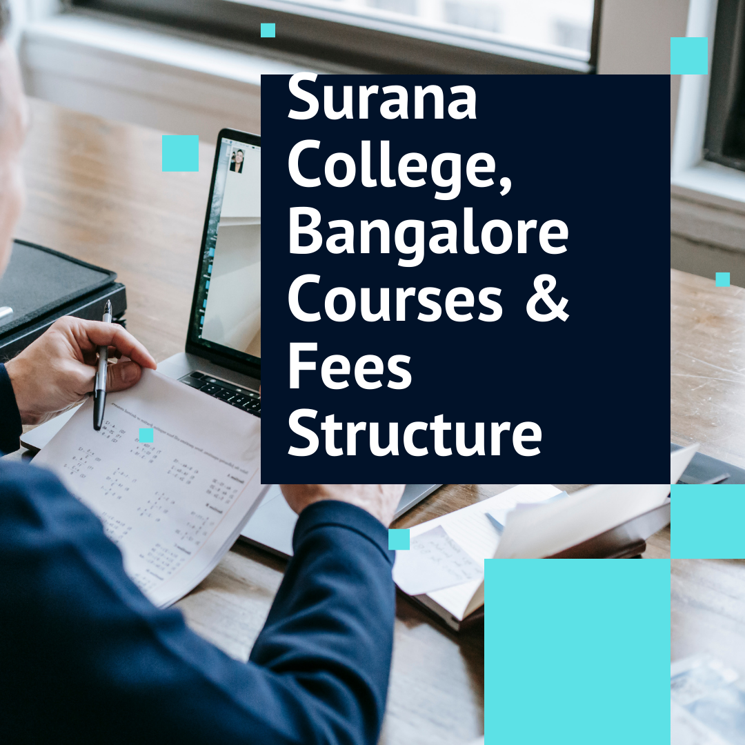 Surana College, Bangalore Courses & Fees Structure
