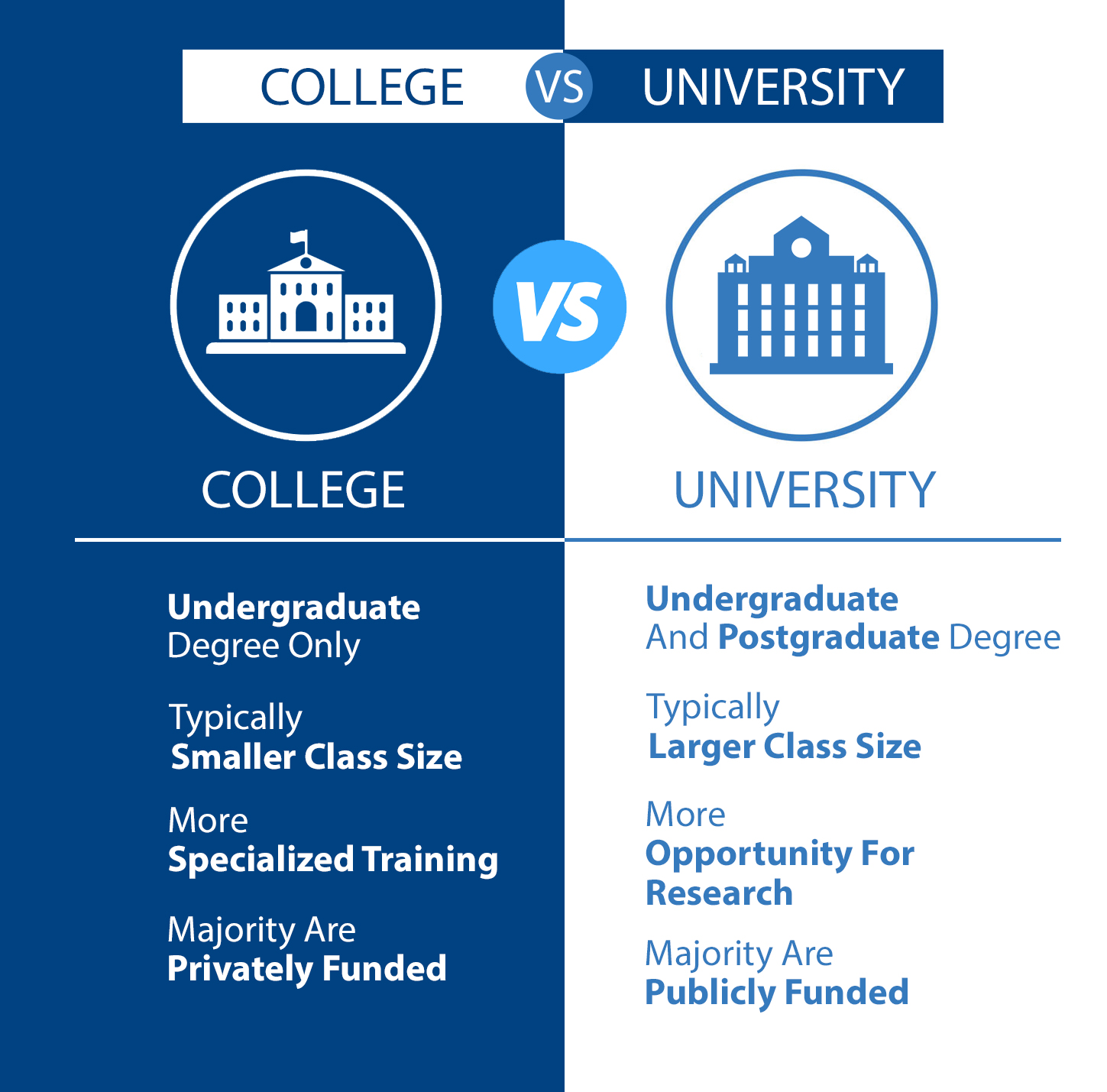 Difference Between College and University in India. Which One Is for You?