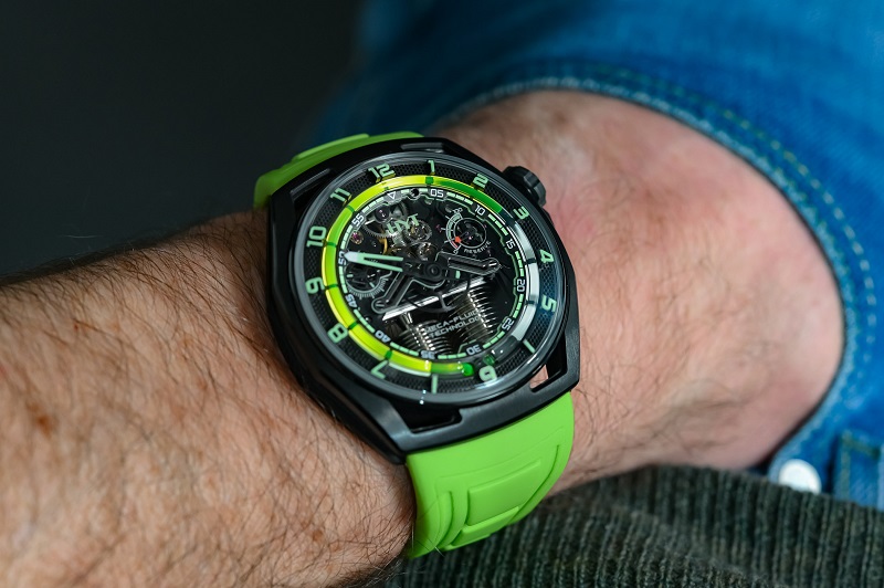 Hyt Watches Are Back to Business and Launches the Hastroid Inexperienced Nebula