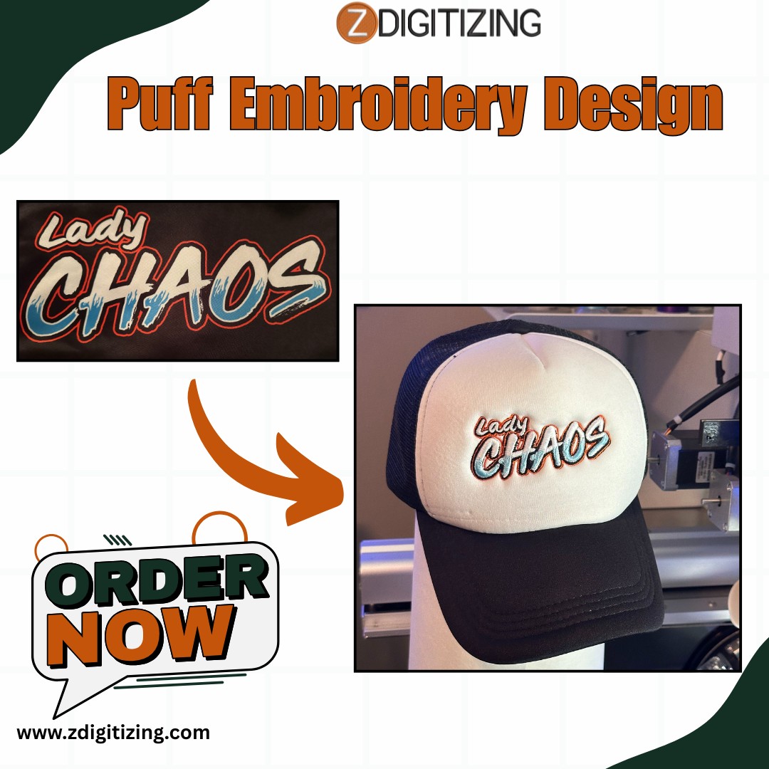 Exploring the Art of 3D Puff Embroidery Designs