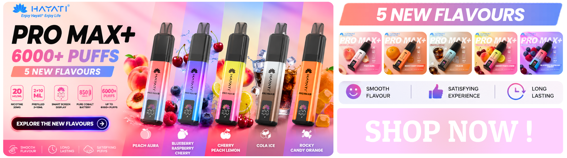 Hayati Pro Max Plus Prefilled Pod Kit | Mix & Match Any 2 for £15 | E-Sheesh