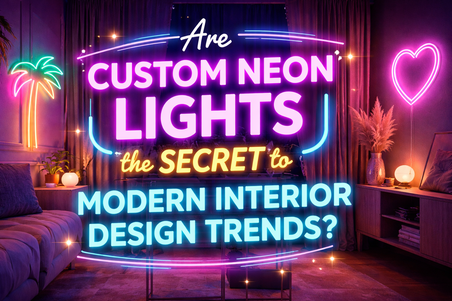 Can Custom Neon Lights Make Your Storefront More Attractive?