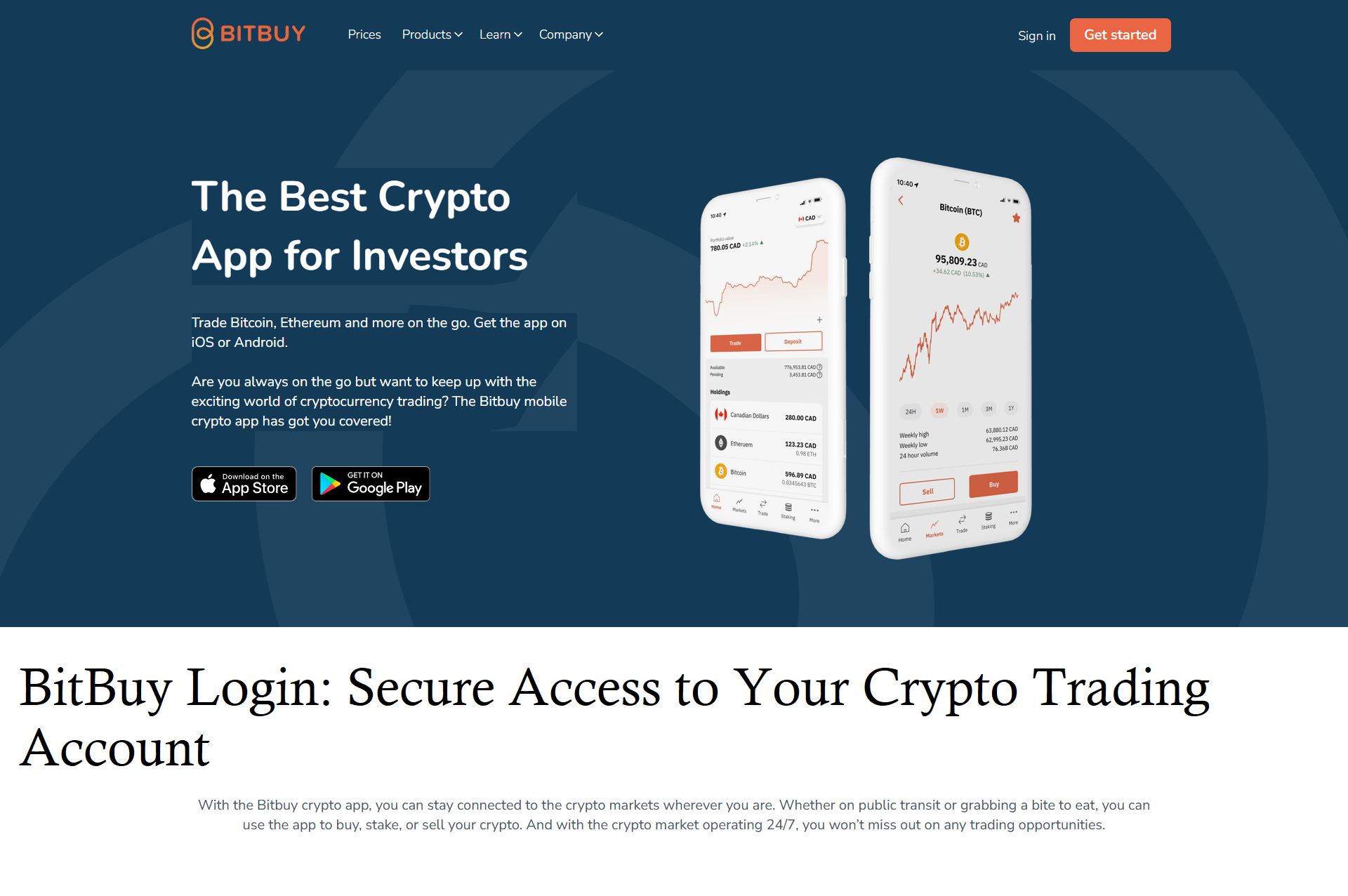 BitBuy® Login— Secure Access to Your Crypto Trading Account