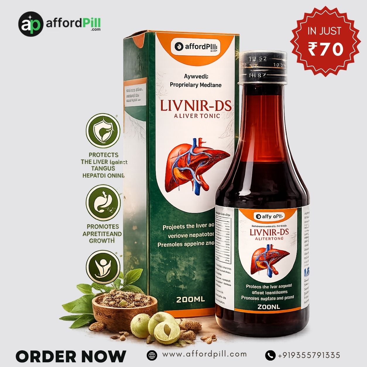 LIVNIR DS Syrup for Individuals Looking to Support Daily Nutritional Intake