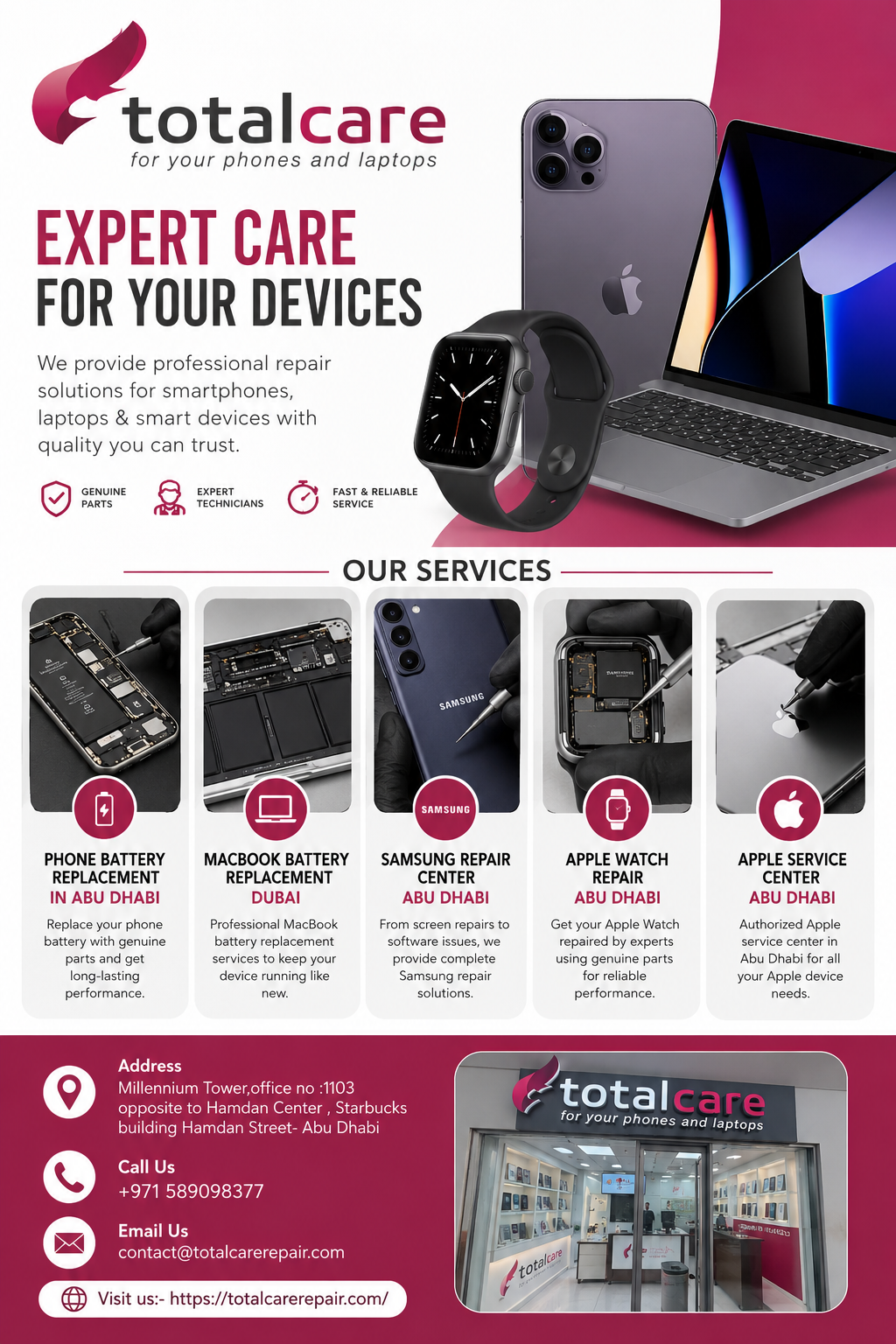 Your Trusted Partner for Apple Device Repair and Replacement Services with Total Care Repair