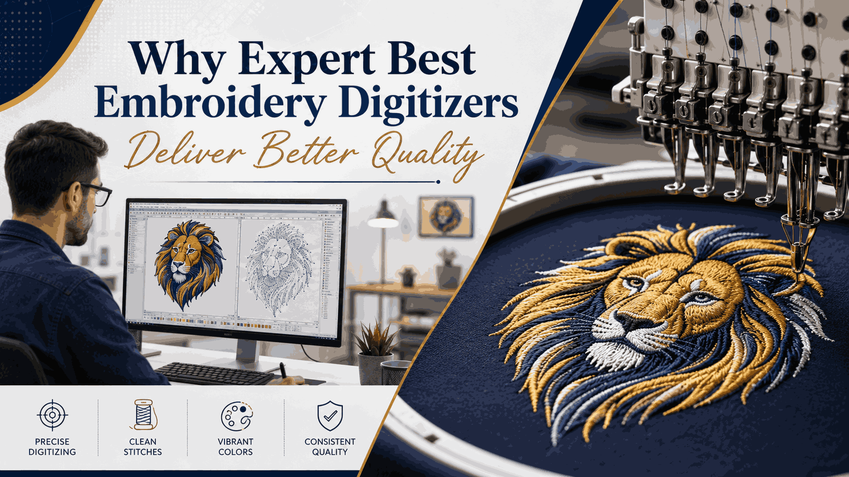 Why Expert Best Embroidery Digitizers Deliver Better Quality